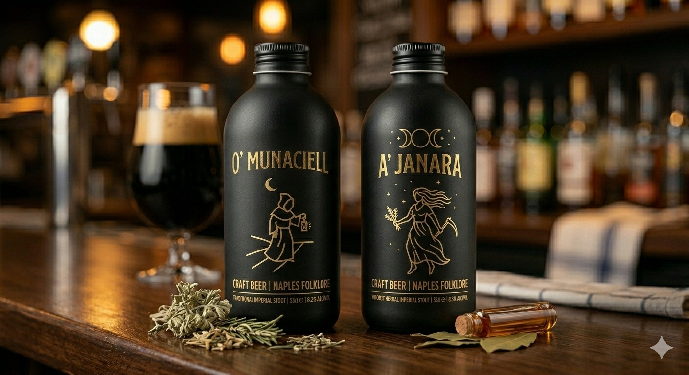 Flaconcini 7Anime Munaciell e Janara — craft beer premium Napoli